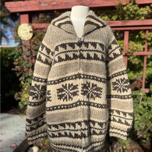 Vintage 70s Cowichan Sweater